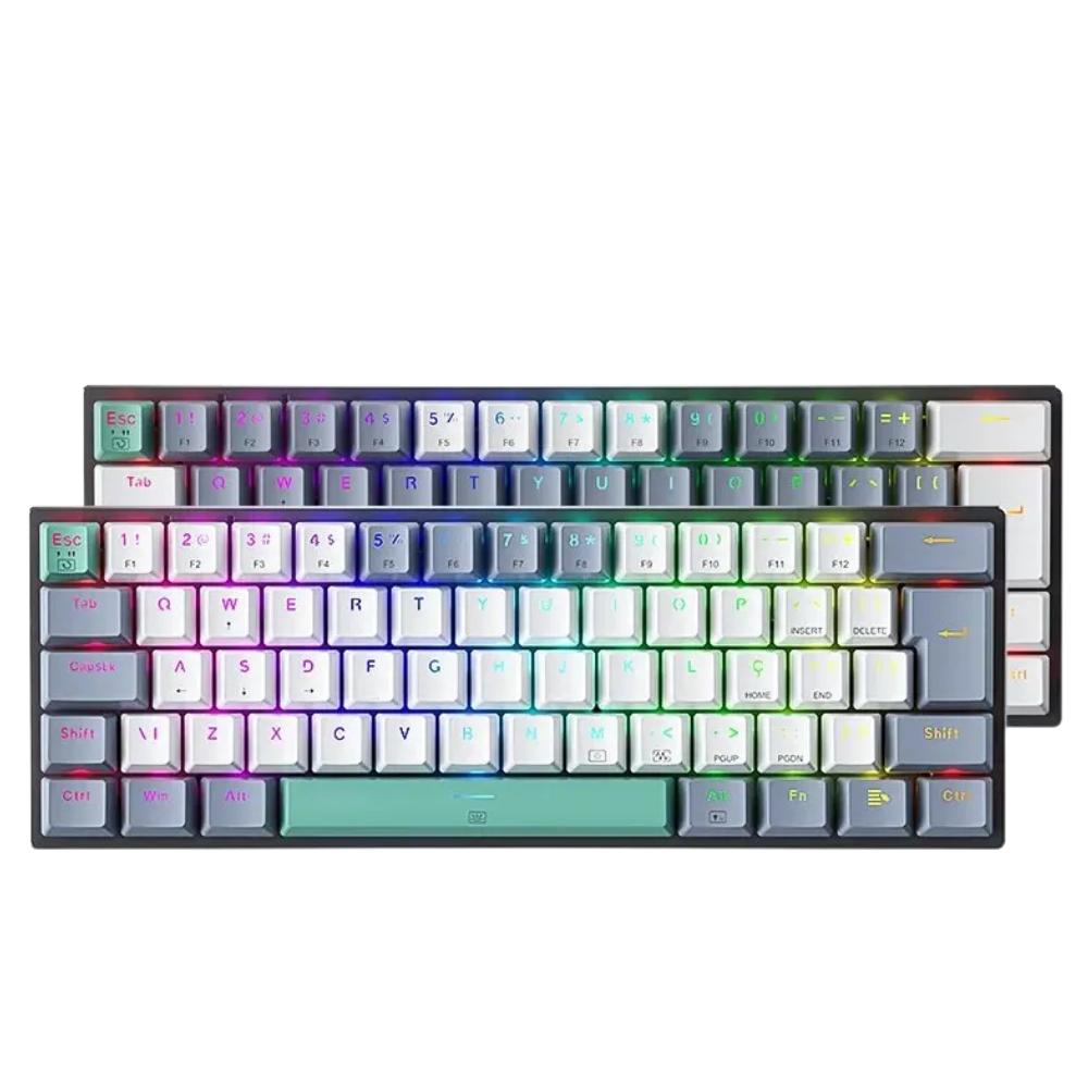 Teclado Mecânico Machenike K500-B61 Mini 60% RGB