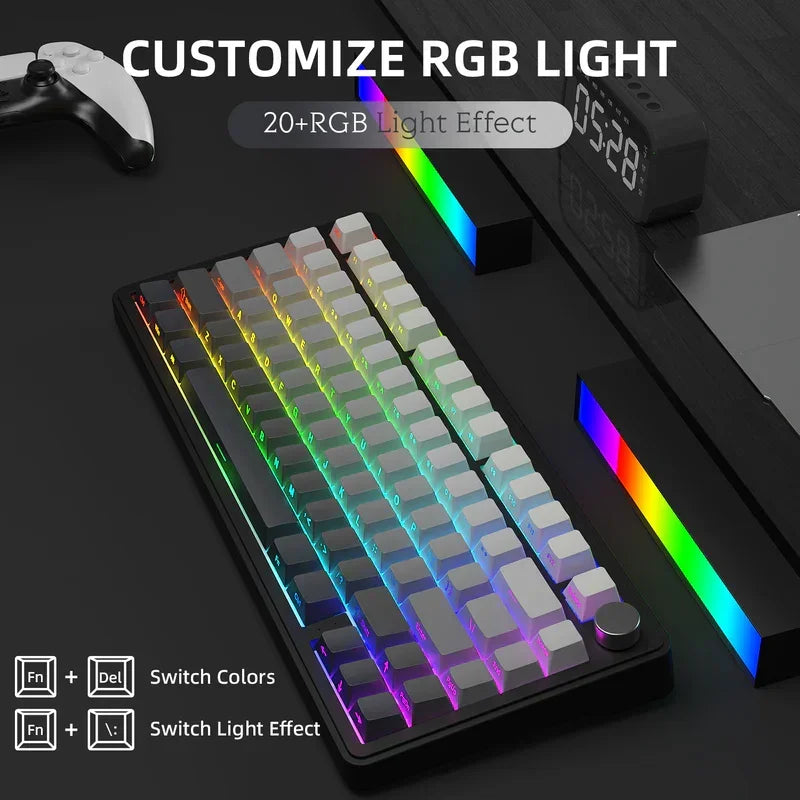 Teclado Mecânico Attack Shark X85 RGB