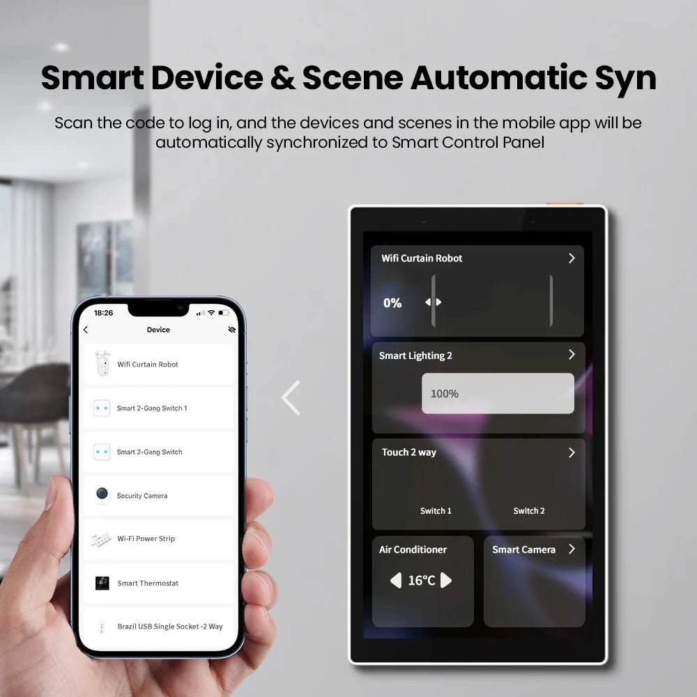 Controle Inteligente AVATTO P6EPro - Conectividade Wi - Fi e Zigbee - BoostedBit - BoostedBit - Sence Switch - C - 1 -