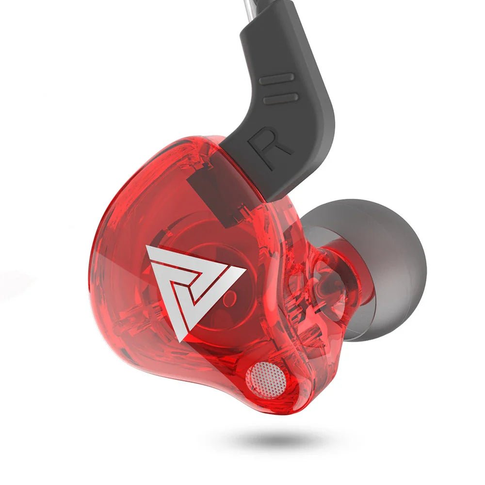 Headphones Gamer QKZ AK6 ProSound - BoostedBit - BoostedBit - AK6 Vermelho -