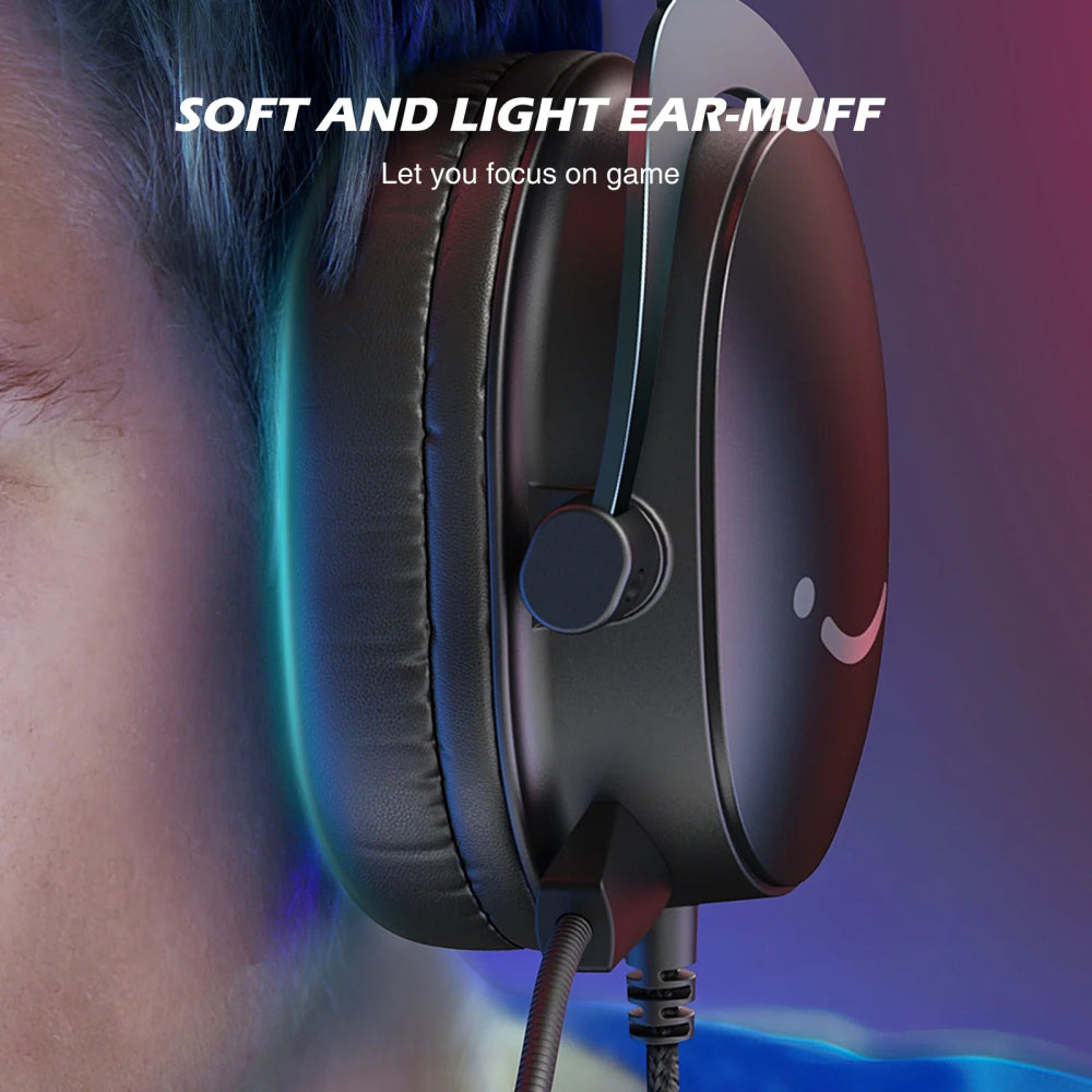 Headset Gamer FIFINE H9W 7.1 Surround Sound - BoostedBit - BoostedBit - Preto -