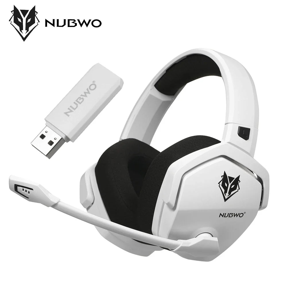 Headset Gamer NUBWO G06 DualMode - BoostedBit - BoostedBit - Branco -