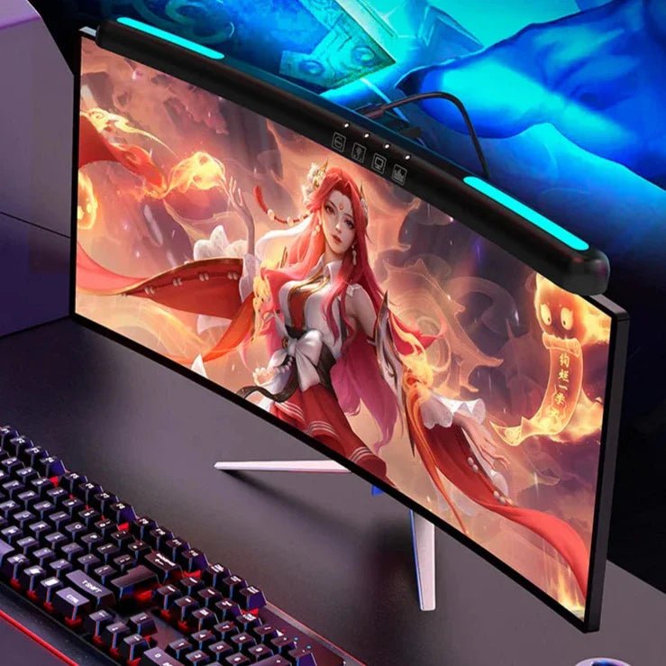 Lâmpada de Tela LED Moderna com Ajuste de Cores e Controle Tátil – 220V - BoostedBit - BoostedBit - Luz de 3 Cores - C - 1 -