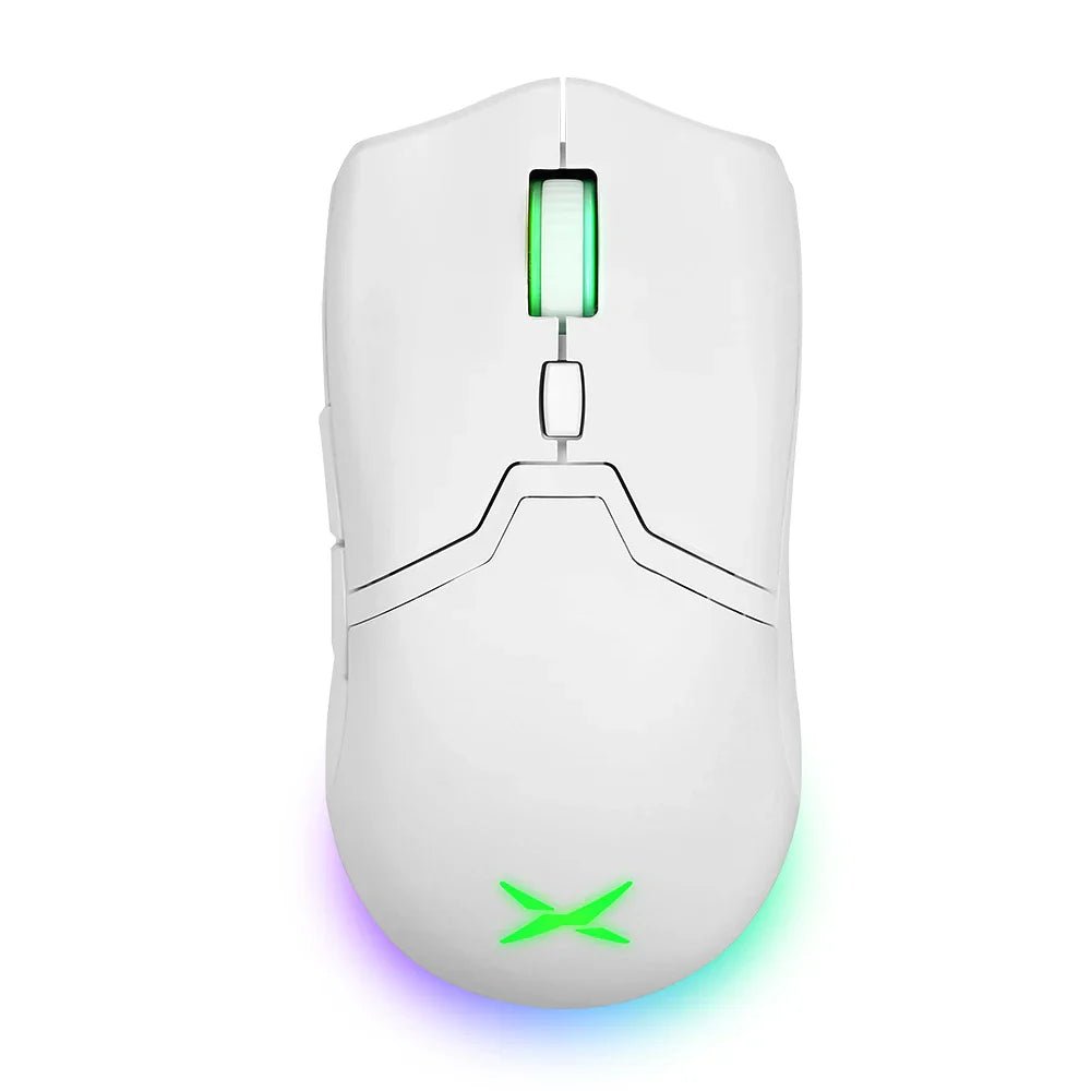 Mouse gamer Delux M800, 72g, sem fio, RGB, 6 botões, 26000DPI - M800 PAW3395 - BoostedBit - BoostedBit - Branco -