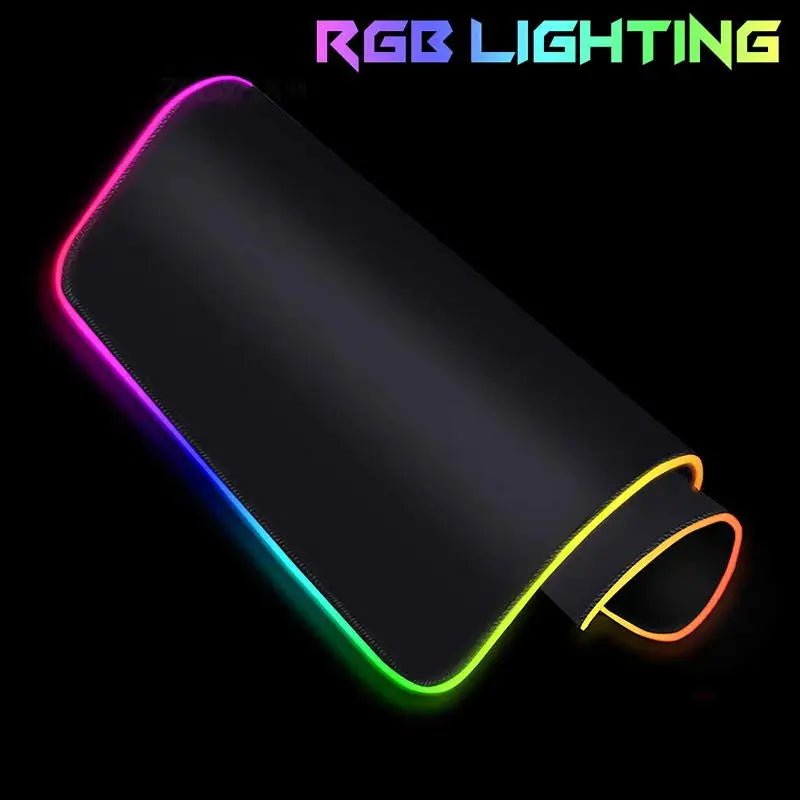 Mousepad Gamer de Borracha Antiderrapante com Iluminação RGB (Onda Japonesa) - BoostedBit - BoostedBit - Onda 11 - RGB 300x700x3mm -
