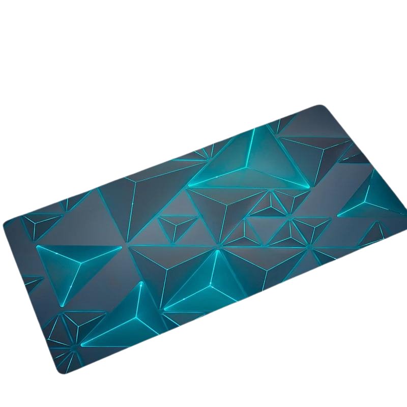 MousePads Gamer de Borracha Antiderrapante (Geométrico) - BoostedBit - BoostedBit - Geométrico 1 - 300x600x3mm -