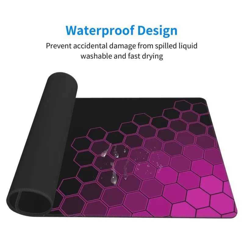 MousePads Gamer de Borracha Antiderrapante (Geométrico) - BoostedBit - BoostedBit - Geométrico 1 - 300x600x3mm -