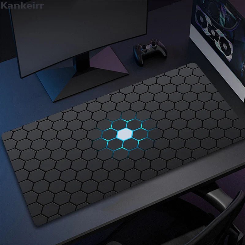 MousePads Gamer de Borracha Antiderrapante (Geométrico) - BoostedBit - BoostedBit - Geométrico 17 - 300x600x3mm -