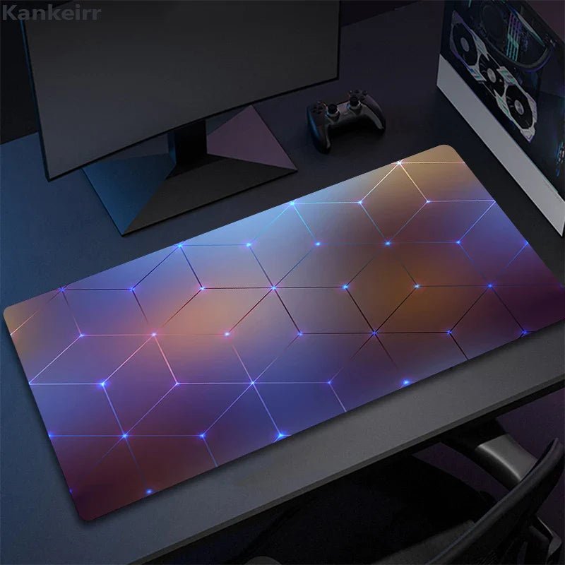 MousePads Gamer de Borracha Antiderrapante (Geométrico) - BoostedBit - BoostedBit - Geométrico 21 - 300x700x3mm -