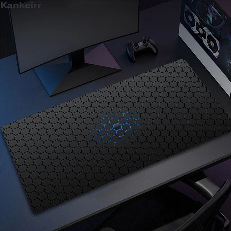MousePads Gamer de Borracha Antiderrapante (Geométrico) - BoostedBit - BoostedBit - Geométrico 4 - 300x600x3mm -