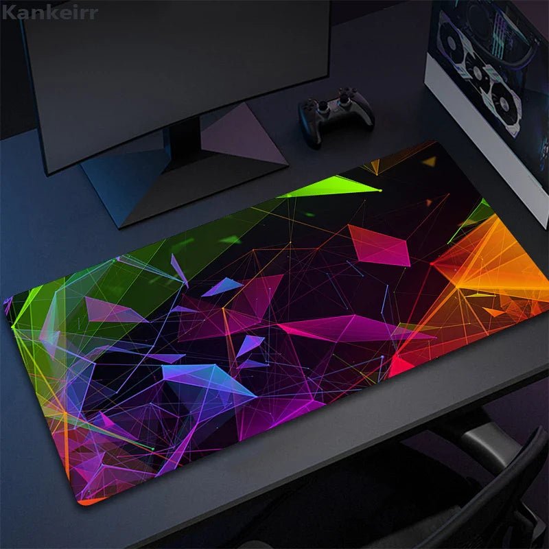 MousePads Gamer de Borracha Antiderrapante (Geométrico) - BoostedBit - BoostedBit - Geométrico 6 - 300x700x3mm -