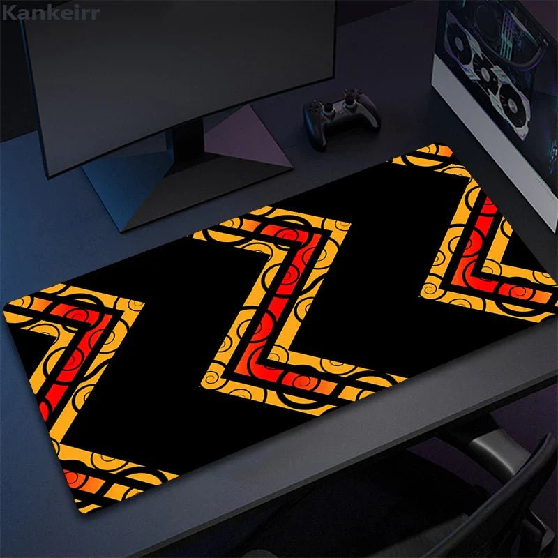 MousePads Gamer de Borracha Antiderrapante (Geométrico) - BoostedBit - BoostedBit - Geométrico 7 - 300x700x3mm -