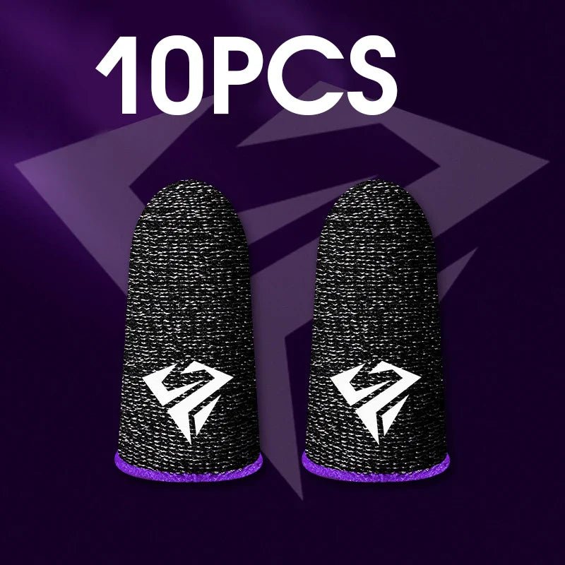 Protetores de Dedos Antissuor e Antiderrapantes Elenxs – Pacote com 5 pares - BoostedBit - BoostedBit - B - Roxo - C - 1 - 
