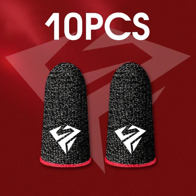 Protetores de Dedos Antissuor e Antiderrapantes Elenxs – Pacote com 5 pares - BoostedBit - BoostedBit - B - Vermelho - C - 1 - 