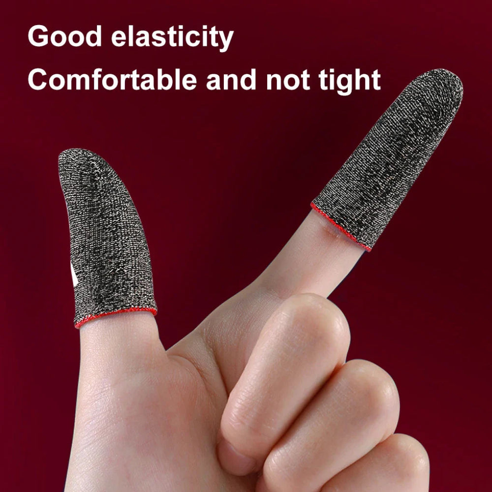 Protetores de Dedos Antissuor e Antiderrapantes Elenxs – Pacote com 5 pares - BoostedBit - BoostedBit - B - Vermelho - C - 1 - 